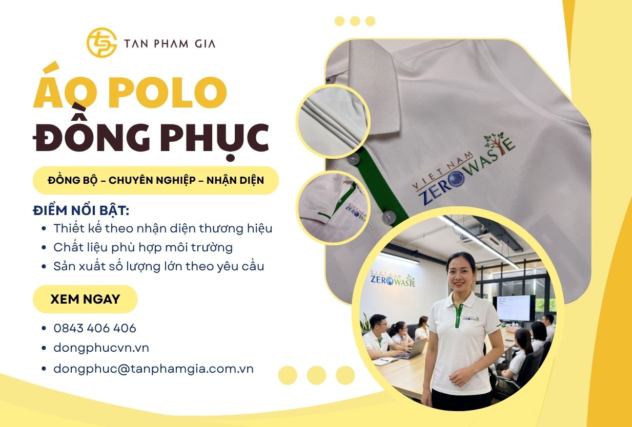 Áo polo đồng phục từ Tân Phạm Gia