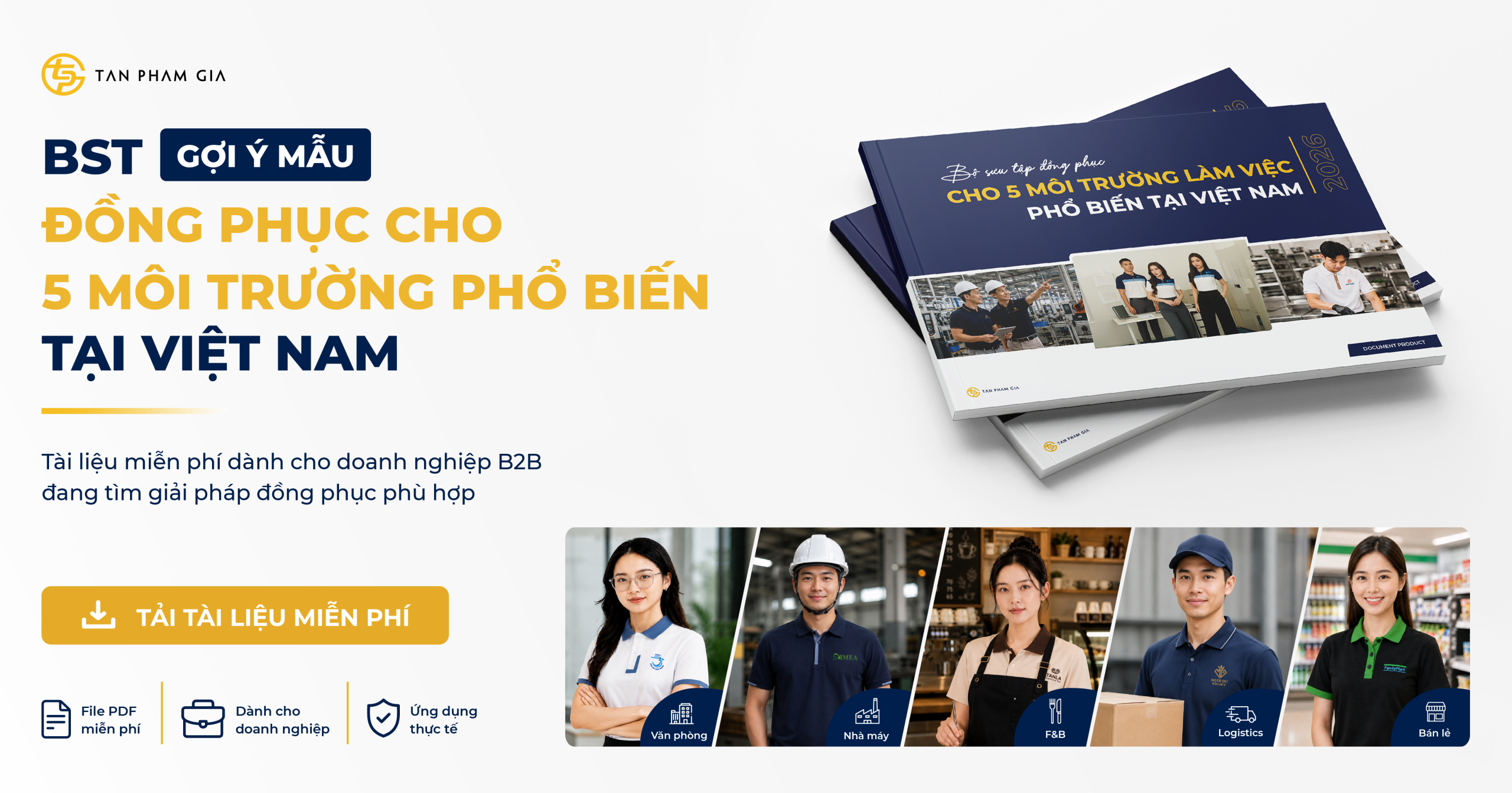 Bìa tài liệu Catalog đồng phục Polo 2026