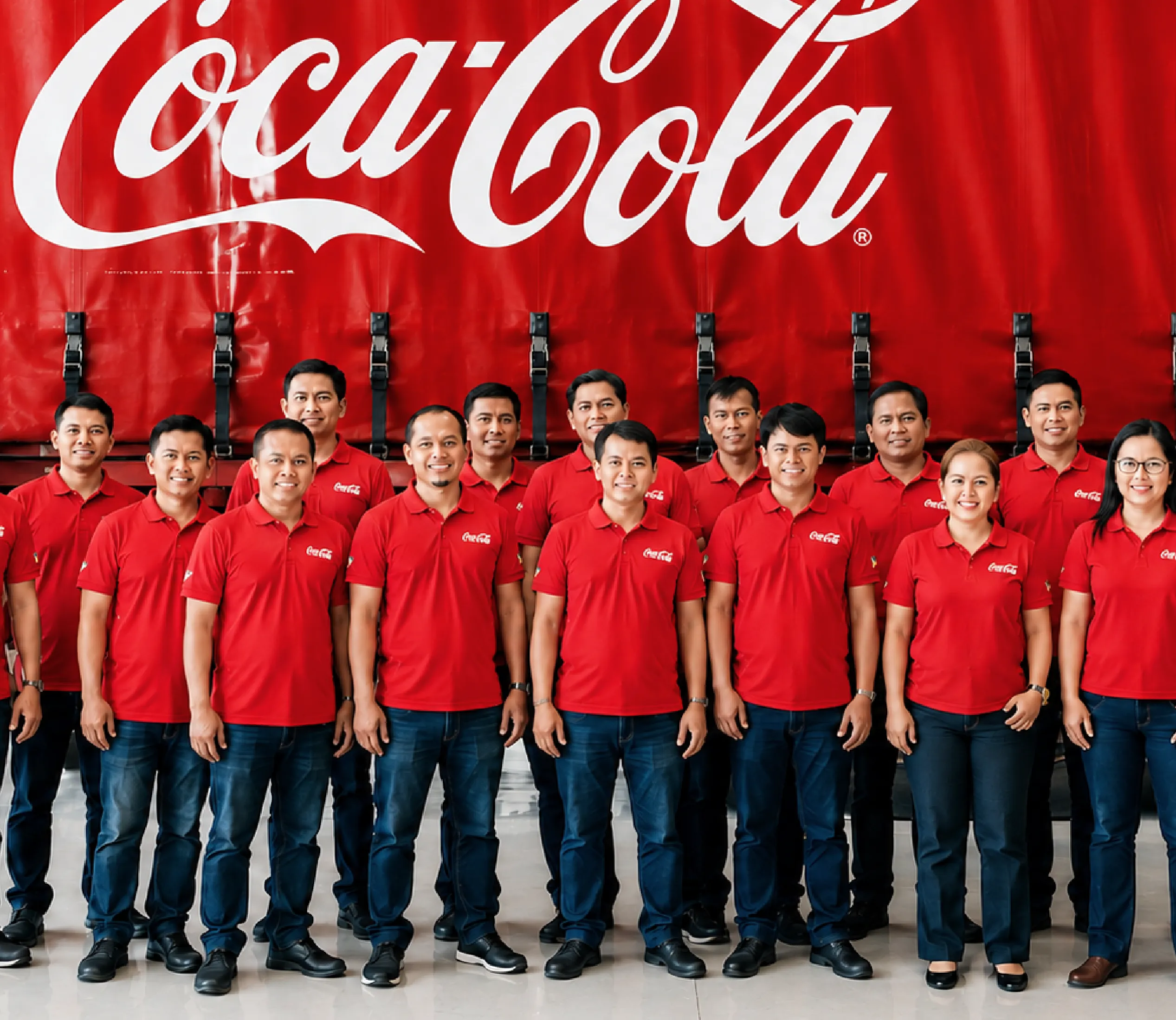 Case study dự án đồng phục doanh nghiệp Coca-Cola Philippines