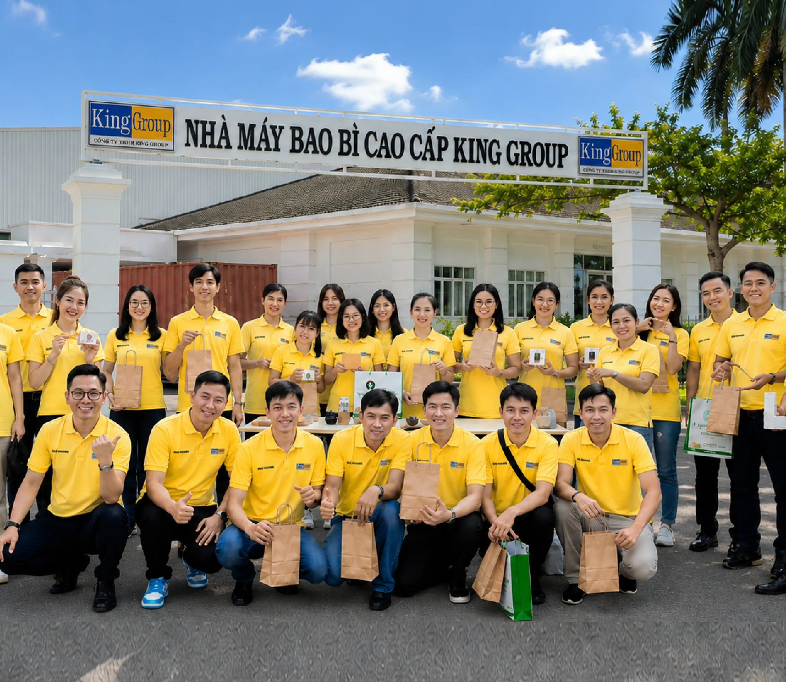Case study dự án đồng phục doanh nghiệp sản xuất King Group