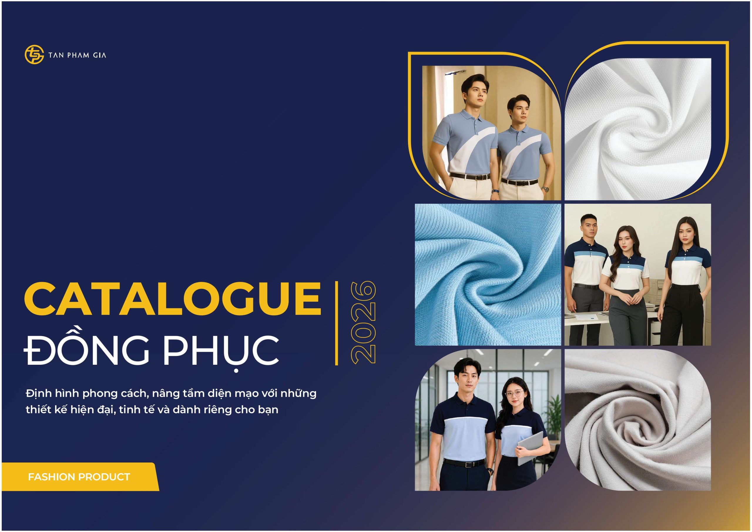 Bìa tài liệu Catalog Đồng Phục Polo 2026
