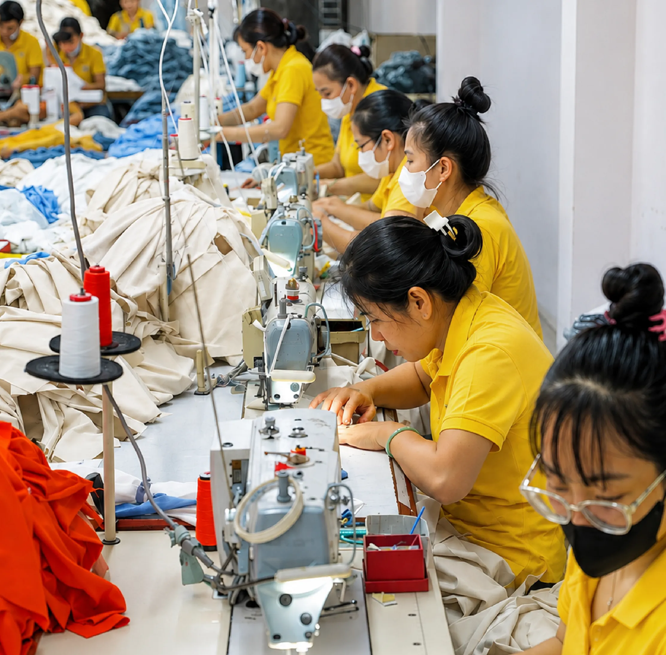 Quy mô và Kiểm soát chất lượng đồng phục doanh nghiệp của Tân Phạm Gia