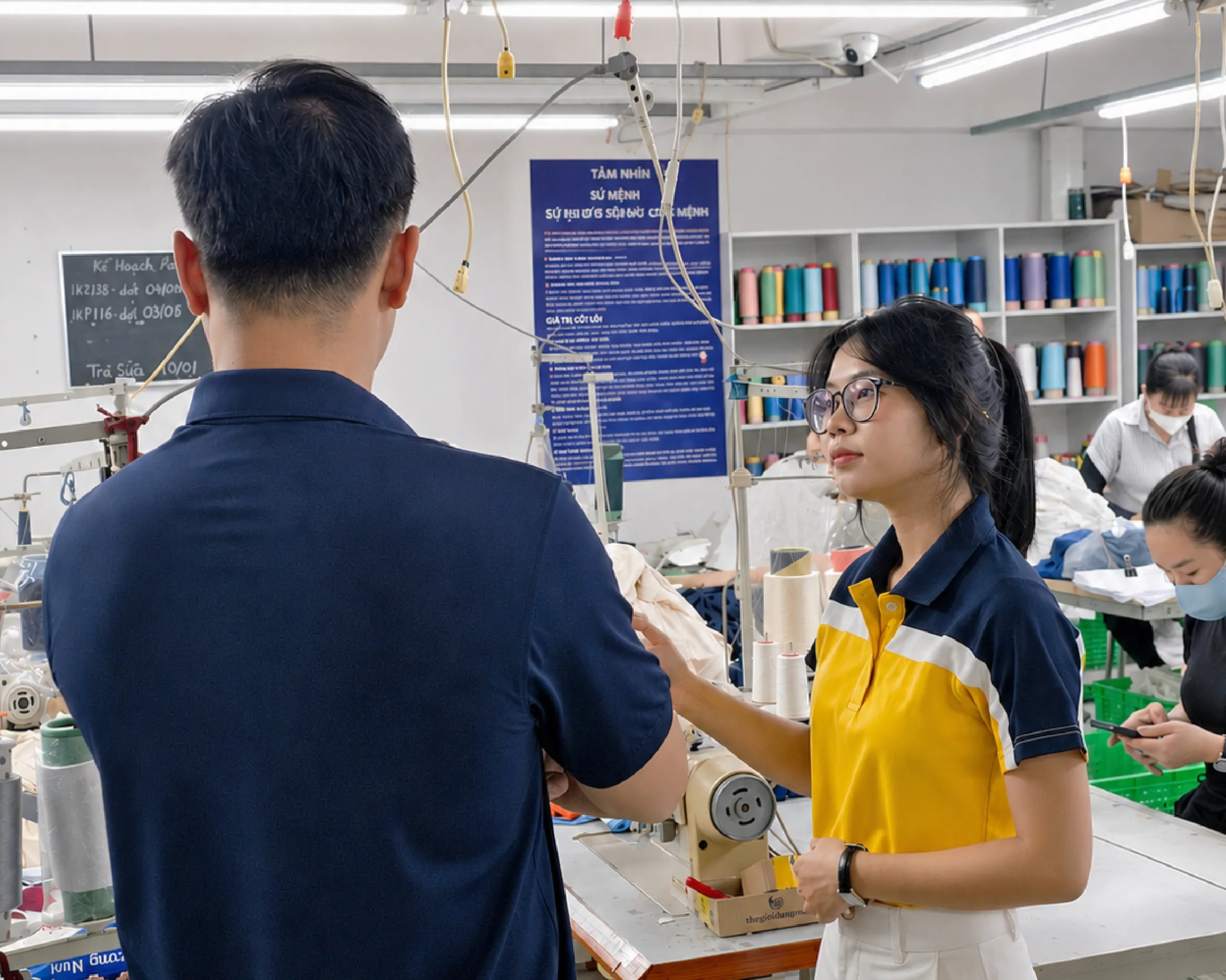 Quy trình hợp tác may đồng phục cùng Tân Phạm Gia