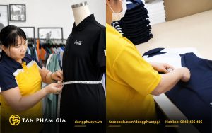 Thiết kế áo polo đồng phục theo nhận diện thương hiệu