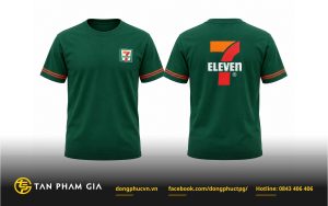 Áo thun đồng phục cho nhân sự chuỗi cửa hàng 7-eleven