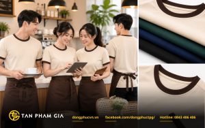 Áo thun đồng phục khách sạn, nhà hàng, quán cafe
