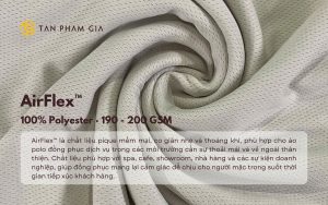 Chi tiết sợi vải dệt trên vải AirFlex™