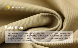 Vải Kaki thun