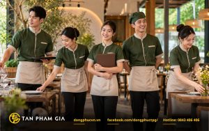Chọn size form dáng vừa vặn cho đồng phục nhân viên nhà hàng