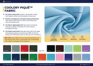 CoolDry Pique™ fabric
