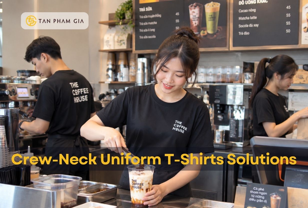 Crew-neck uniform T-Shirts solutions for businesses