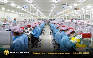 Đồng phục cho công nhân sản xuất trực tiếp