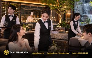 Đồng phục gile nhà hàng khách sạn