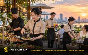 Đồng phục nhà hàng BBQ, lẩu nướng