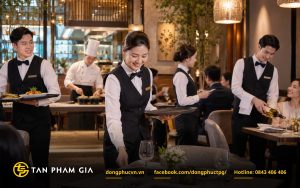 Đồng phục nhà hàng giúp tạo sự chuyên nghiệp