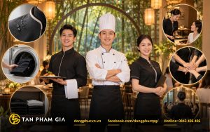 Đồng phục nhà hàng gọn nhẹ, dễ vệ sinh, bảo quản