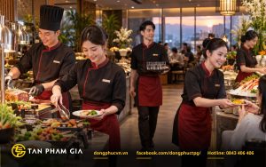 Đồng phục nhân viên nhà hàng buffet