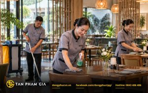 Đồng phục nhân viên tạp vụ nhà hàng