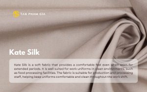 Kate silk fabric details