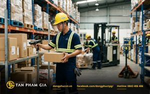 Mẫu đồng phục bảo hộ lao động cho kho vận và logistics
