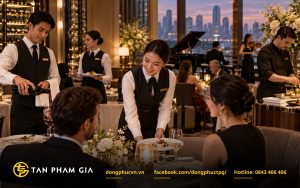 Mẫu đồng phục nhân viên nhà hàng fine dining