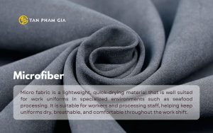Microfiber fabric weave details