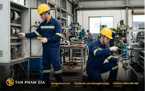 Quần áo đồng phục bảo hộ lao động cho nhân sự kỹ thuật