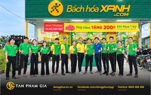 Áo polo đồng phục cho chuỗi cửa hàng và hệ thống bán lẻ
