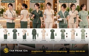 Các mẫu đồng phục Spa được thiết kế chuyên nghiệp tại Tân Phạm Gia