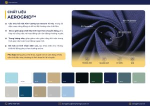 Chất liệu vải AeroGrid™
