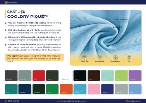 Chất liệu vải CoolDry Pique™