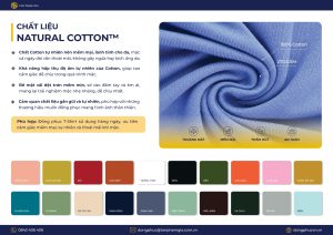 Chất liệu vải Natural Cotton™