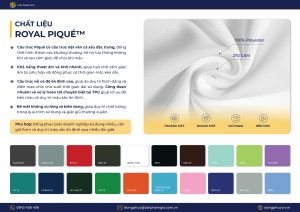 Chất liệu vải Royal Pique™