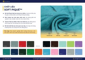 Chất liệu vải Soft Pique™
