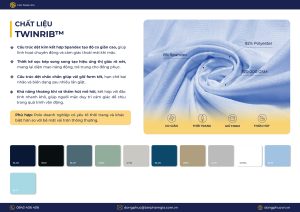 Chất liệu vải Twinrib™