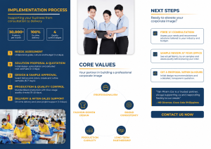 Custom polo uniform ordering process at Tan Pham Gia