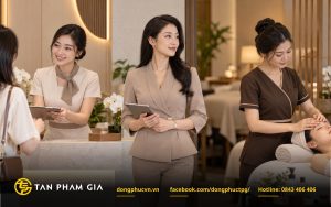 Đồng phục cho nhân viên spa chuyên nghiệp