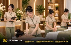 Đồng phục Day Spa, spa thư giãn thông thường