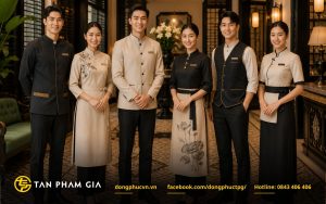 Indochine-Inspired Hotel Uniforms