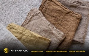 Đồng phục may bằng vải linen