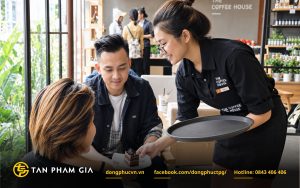 Đồng phục nhân viên phục vụ quán cà phê