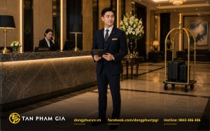 Elegant hotel management uniforms made with premium fabrics