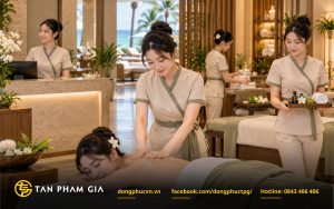 Đồng phục nhân viên Spa trong khách sạn, resort