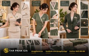 Chi phí phụ thuộc vào kiểu dáng và độ phức tạp của thiết kế đồng phục Spa