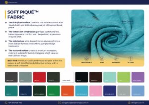 Soft Pique™ fabric