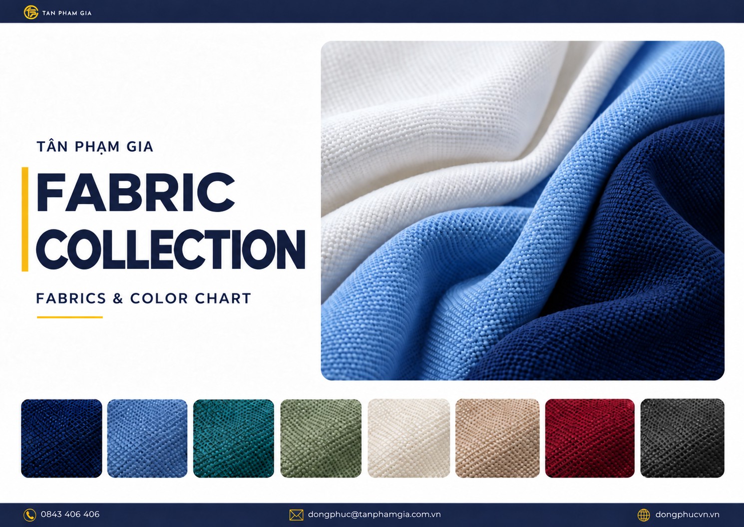 Tan Pham Gia uniform fabric collection
