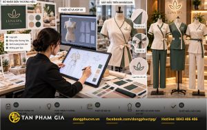 Thiết kế đồng phục theo hình ảnh thương hiệu Spa chuyên nghiệp
