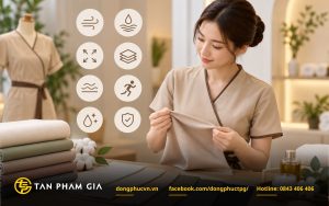 Tiêu chí lựa chọn và phối màu theo nhận diện thương hiệu Spa
