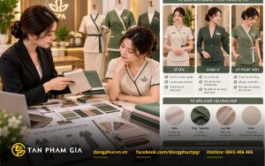 Tư vấn kiểu dáng và chất liệu phù hợp cho đồng phục chuỗi Spa