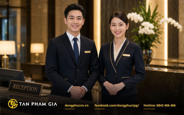 Đồng phục nhân viên lễ tân khách sạn
